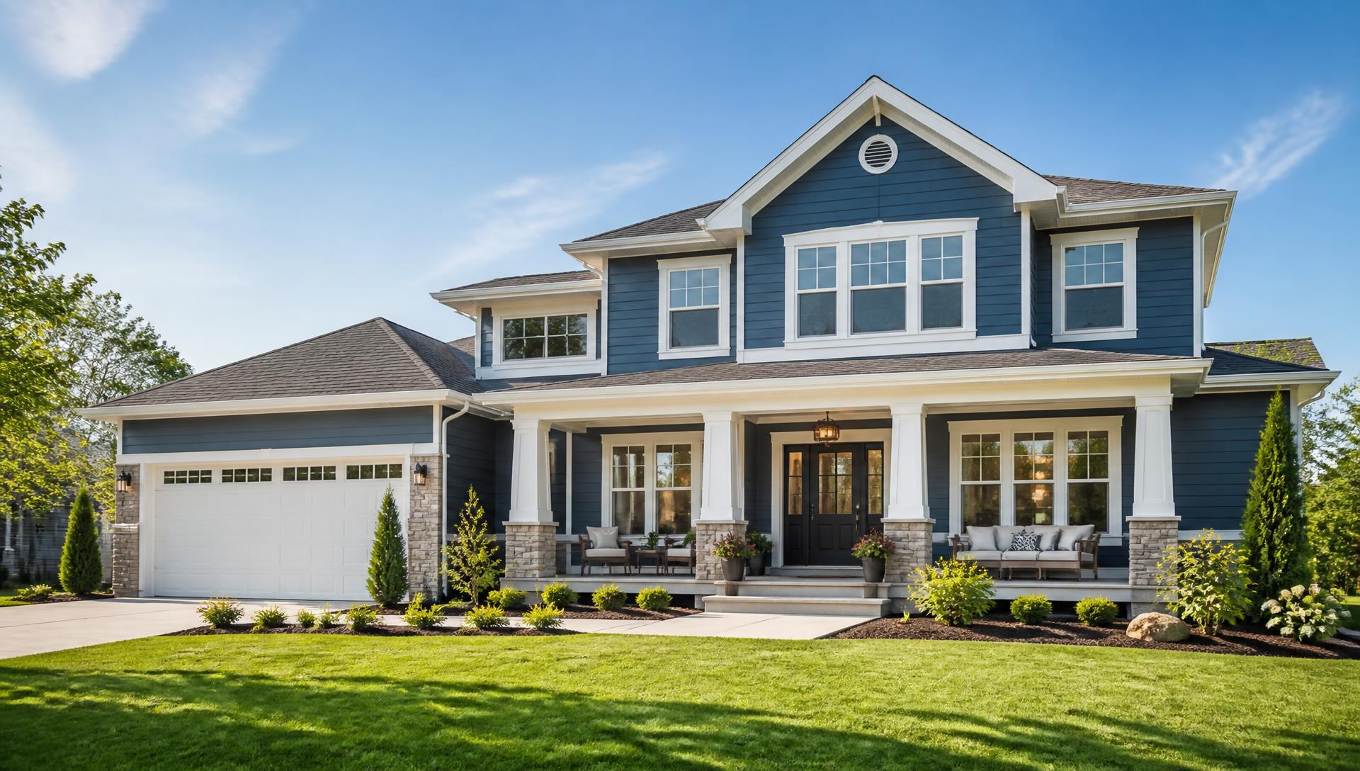 Modern home exterior